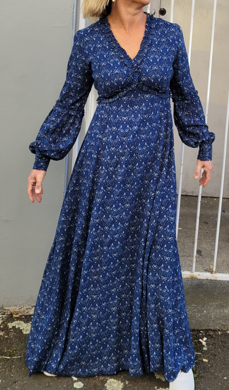 LOUISE PAISLEY DRESS