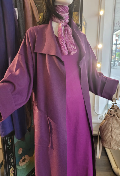 Valley Coat Aubergine