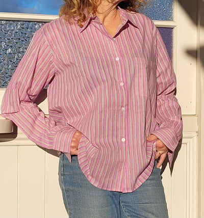 Haveli Shirt Pink Stripe