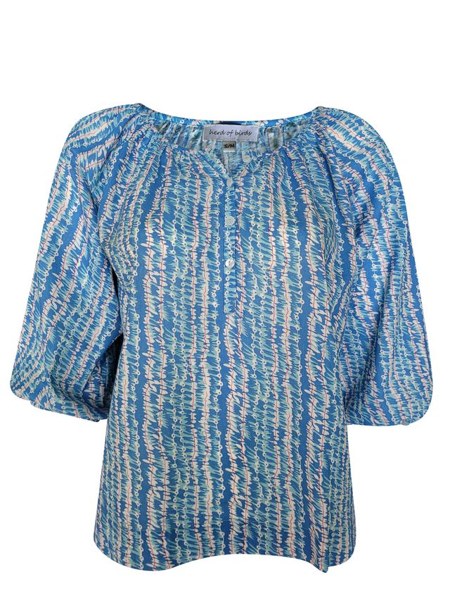 Chloe Aqua Stripe