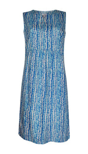 Linda Aqua Stripe