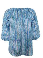 Chloe Aqua Stripe